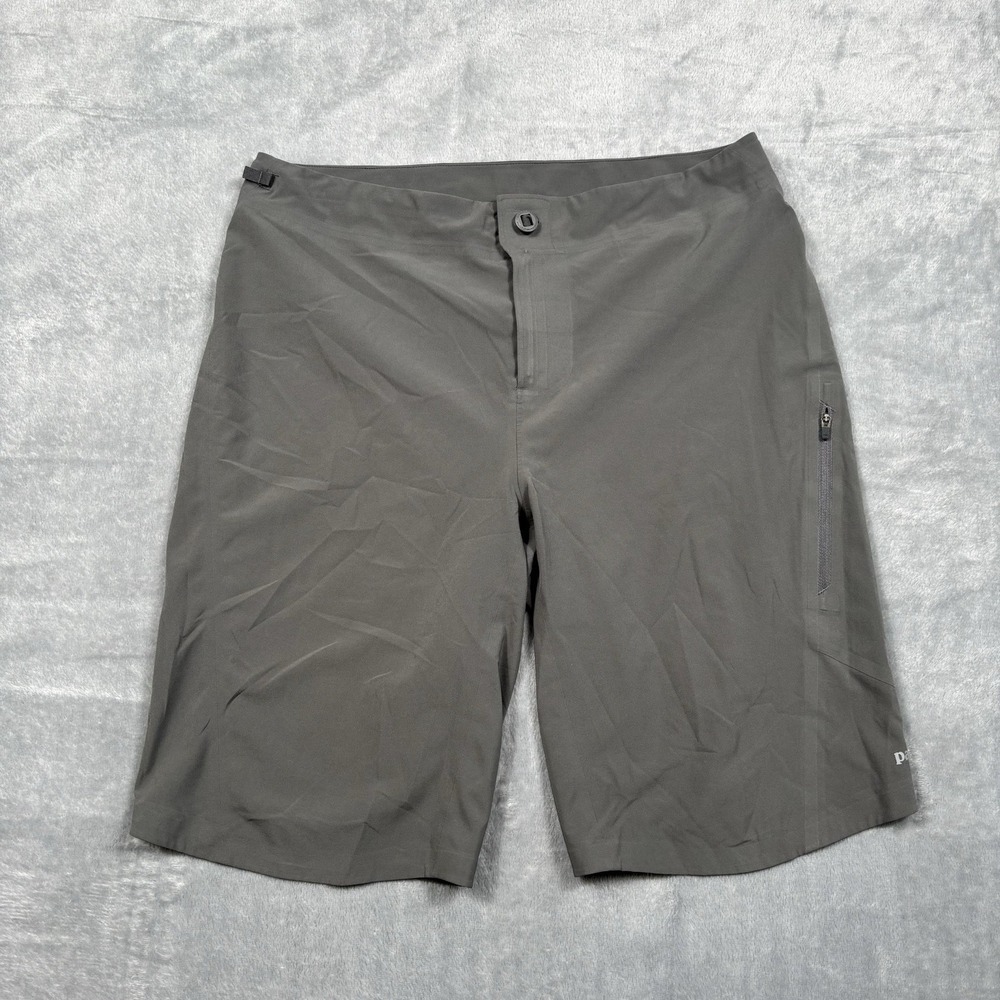 PATAGONIA Dirt Roamer Bike Shorts Mens 34 Grey Cycling Outdoor Stretch 11"